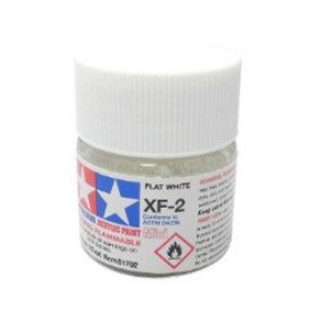 (81702) 타미야 아크릴 도료 XF-2 플랫 화이트 무광 10ml