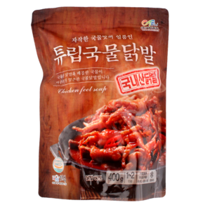 튜립국물닭발 400g(국내산)(매운국물닭발), 5개, 400g