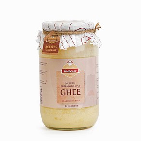 인도정품 Indicow Foods 베딕 빌로나 A2 카우 기(Ghee) 버터 정제버터 1L, 1리터(1팩), 1개