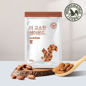 산과들에 24년산 햇 견과류 생 아몬드 500g