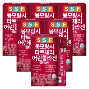 순수식품 몽모랑시 타트체리 콜라겐 젤리스틱, 300g, 6개