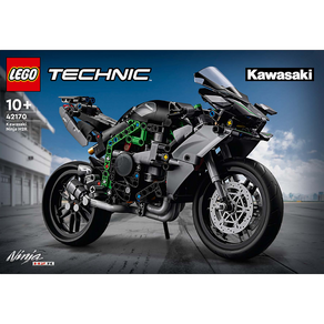 레고 테크닉 42170 Kawasaki Ninja H2R 모터사이클, 혼합 색상, 1개