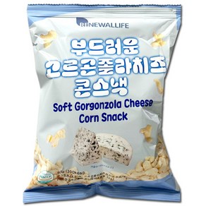 부드러운 고르곤졸라치즈 콘스낵 과자, 1개, 50g