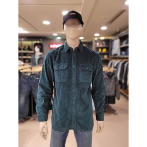 리바이스 무료배송!! 셔츠도 되고 자켓도 되는 멋스러운 카키 골덴 셔츠!!! LEVI'S 클래식 릴렉스드핏 코듀로이 셔츠 딥카키[NC불광]168