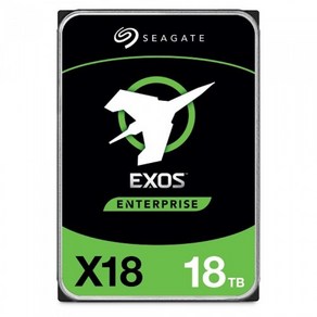 (중고) 씨게이트 Exos X18 SAS ST18000NM004J 7200RPM 256MB 18TB A+급 HDD (워런티 3년이상), Seagate Exos X18