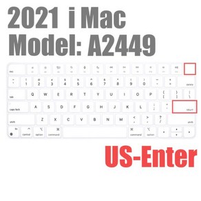 매직키보드 애플 매직 키보드 커버 2021 릴리스 A2450 A2449 스티커 iMAC 보호기 실리콘 블루투스 케이스 신제품