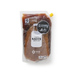 아워홈 행복한맛남 오리엔탈소스, 2kg, 3개