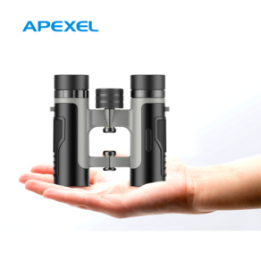 APEXEL 오페라글라스 콘서트 뮤지컬 망원경 고배율 10배율 25mm 공연용 쌍안경 10X25 BAK4