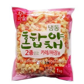 황보마을 냉동혼합야채2종(중국산) 카레.짜장용 1kg