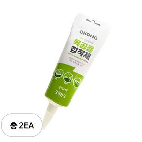 오공 목공용 접착제 공작용 수성접착제 원더풀(구 무독이) 50g, 2개