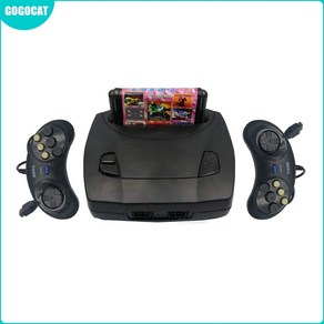 게임컨트롤러 무선 컨트롤러 Sega MD3 비디오 게임 콘솔 AV 출력 클래식 핸드 헬드 플레이어 MD 메가 드라이브 3 TV 드롭쉬핑 16 비트, 1.Black, 1개