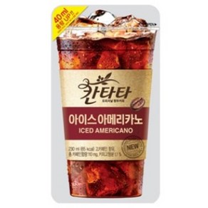 칸타타 아이스 파우치 아메리카노, 10개, 230ml