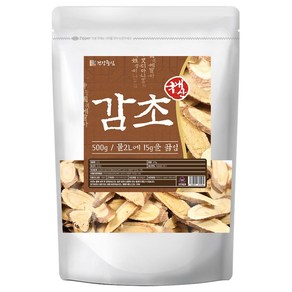 건강중심 국산 말린 감초 500g, 1개