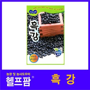 헬프팜 흑강 강낭콩 30g 종자 비넝쿨성 씨앗 진흥종묘, 1개