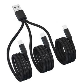 3 way 충전 케이블 3-IN-1 C타입 USB AtoC CABLE (길이 1.2m)