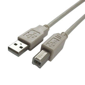 대원TMT USB A-B 케이블 1.8M 프린터 USB케이블, 1개, 백