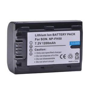 소니 NP-FH50 배터리 DSC-HX1 HX100V HX200V DSLR-A230A230, 1 battey, 1) 1 Battey