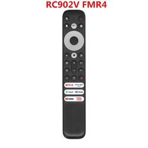 RC902V FMR4 FMR1 FMR2 FMR5 FMR7 FMR9 FAR1 TCL 스마트 TV 음성 리모컨 50P725G 55C728 75C728 X925PRO 액세서리 교체, RC902V FMR4* 1pcs, 1개