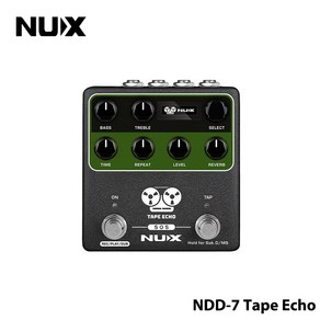 NUX NDD-7 Tape Echo 지연 기타 효과 페달 NDD 7 Tape Echo, 1개