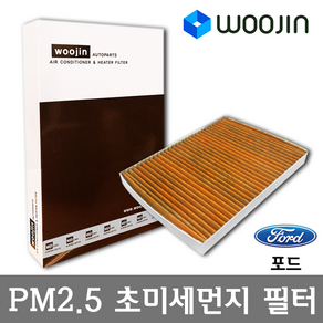 우진필터 PM2.5 초미세먼지 포드 에어컨필터, 레인저/YCJ16, 1개