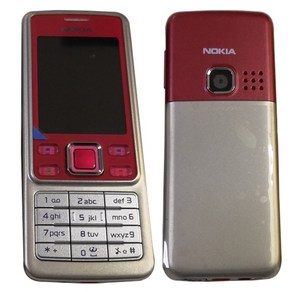 원래 nokia 6300 잠금 해제 휴대 전화 트라이 밴드 다국어 러시아어 및 아랍어 언어 및 키보드 저렴한 클래식, 아르빅 키보드 추가, 빨간색