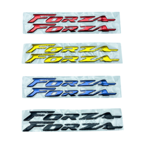 포르자 로고 스티커 FORZA 데칼 엠블럼 튜닝스티커, 블루, 1개