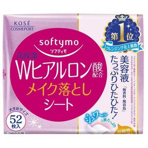 코세 코스메포트 softymo 소프티모 메이크업 리필 시트(히알루론산) 리필 [시트 타입 52매입], 52개입, 1개