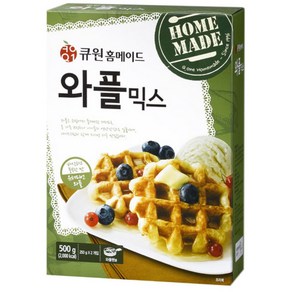 큐원 홈메이드 와플믹스 500g, 1개