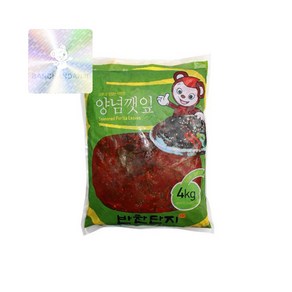 [반찬단지] 깻잎무침 4kg, 1개