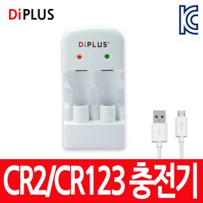 디아이플러스 CR2 충전용배터리 골프거리측정 인스탁스 폴라로이드, RCR CHARGER, 1개