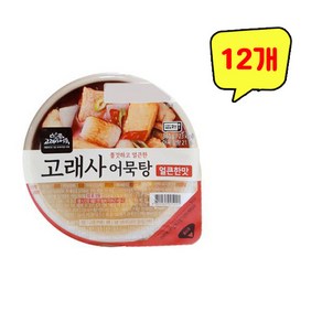 고래사 어묵탕 얼큰한맛 360g x 12개입, 12개