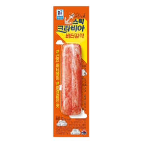 [사조대림] [대림냉장] 크라비아스틱 버터갈릭 60g x20개 상세 설명 참조, 20개