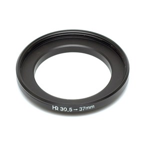 HR 필터 교환 업링 30.5mm - 37mm 블랙/스텝업링 30.5-37 - 필터구경 30.5mm 렌즈에 37mm 필터/렌즈 장착, 1개