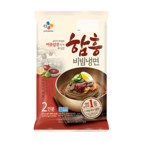 CJ제일제당 함흥비빔냉면(2인분)x2개, 474.4g, 2개