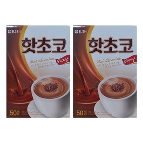 담터 핫초코 오리지날 100T(50Tx2개), 50개입, 20g, 2개