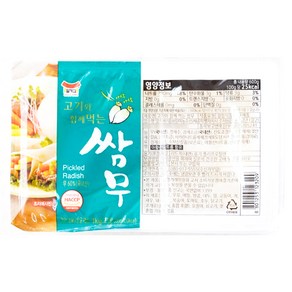 [메가마트]일미 쌈무 1kg, 1개