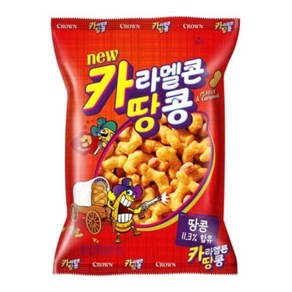 크라운 카라멜콘 땅콩, 72g, 16개