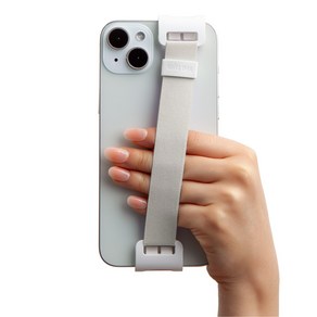 윌비 클립온 포인트 미니 (16.5 - 17cm 용) 이북리더기 핸드 스트랩, 1개, 크림
