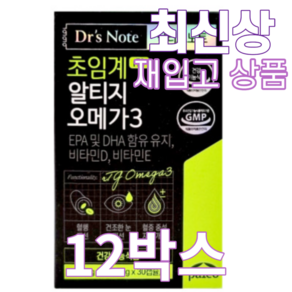 팔레오 닥터스노트 노르웨이 알티지 오메가3, 30정, 12개