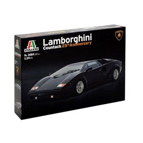 ITA3684/ 1/24 람보르기니 쿤타치 25주년 기념판(LAMBORGHINI COUNTACH 25th Annivesay)(프라모델), 1개