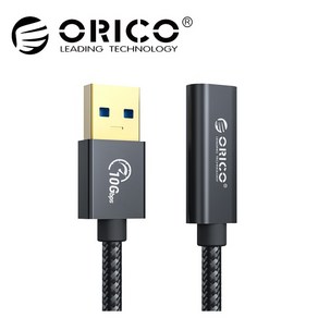 [ORICO] USB-A 3.0 to Type-C M/F 60W 변환 연장케이블 ACF31-10 [1m], 1개