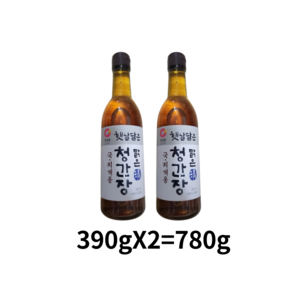 청정원 햇살담은맑은청간장 국찌개용, 1개, 780ml