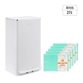 매직캔 크롬히포 21L/27L+리필6개(기본포함) MH250/MH280 신제품 더블락시스템