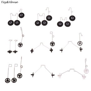 RC 폼 손 던지기 글라이더 착륙 기어 키트 바퀴 달린 비행기 액세서리 J11 J20 SU27 SU57 Z51 F22 SU35 1 세트, [06] F, 6)F, 4) F