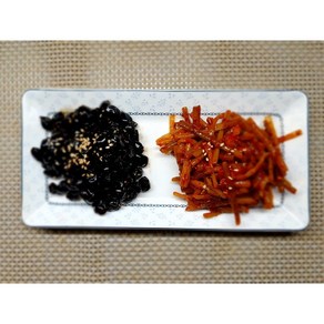 2가지 반찬 고소한 콩조림 500g 아삭한 마늘쫑무침 500g