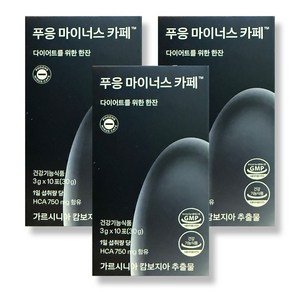 닥터블릿 푸응 마이너스 카페 헤이즐넛 커피맛, 30g, 3박스