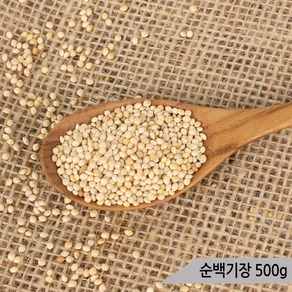 건강알곡 순백기장 500g 앵무새 햄스터 모이 사료, 1개