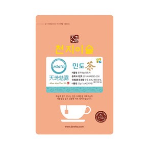 천지이슬 민토차 (삼각티백/생분해필터) / 직영농장 무농약재배, 1g, 25g, 25개입, 1개
