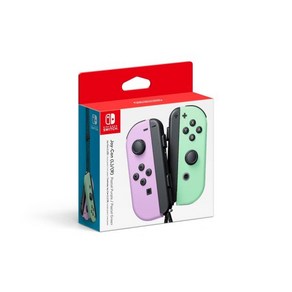 Nintendo 조이스틱 닌텐도 컨트롤러 네온퍼플/ 네온오렌지조이콘(L R) 스위치, Pastel Puple/Pastel Geen, Joy-Con (L)/(R)