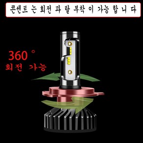 2개 H4 LED헤드라이트 전조등 안개등 화물차24V호환 전차종호환 HB2 9003 32000루멘 6500k